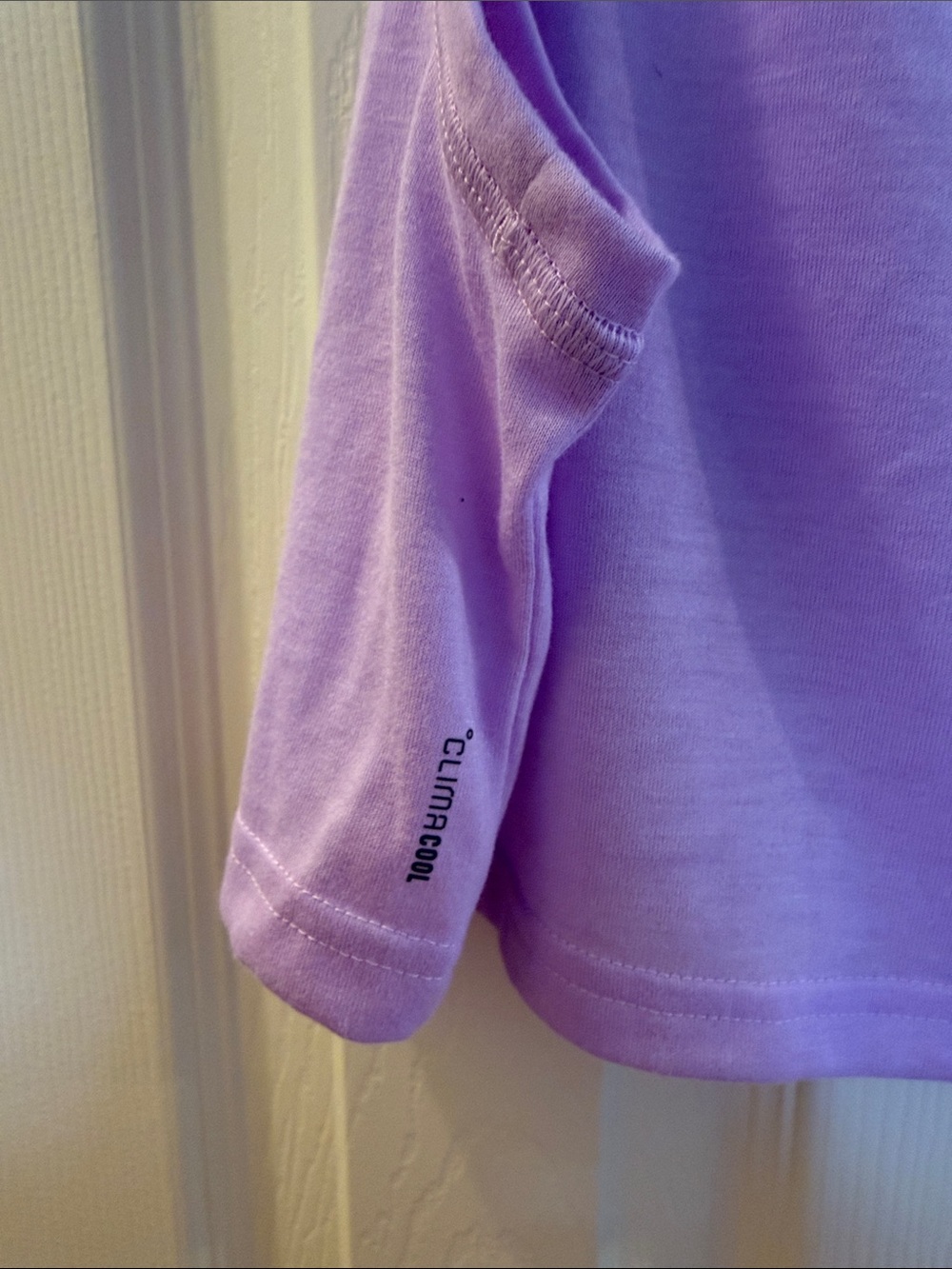 Adidas Cropped Training Essentials Boxy Workout Tank Top | Lilac Bliss - Picture 12 of 14